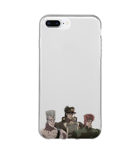 Iphone 7 PLUS - 8 PLUS Uyumlu JoJo's Bizarre Adventure Tasarımlı Şeffaf Telefon Kılıfı