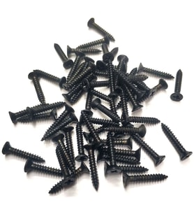 Siyah 1000 Adet Klips Vidası 2,2x13 mm YHB - Konik Başlı Kutu, Sandık, Ayak, Askı, Mini Vida