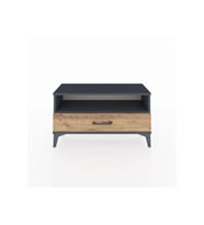 Arges Şifonyer Tek Raflı Tek Çekmeceli 88x30x48 Antrasit-Çam