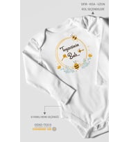 Teyzesinin Balı Uzun Kollu Çıtçıtlı Bebek Body