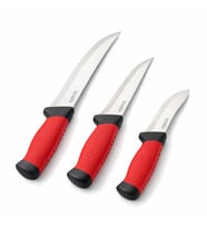 Kasap Bıçağı - Lazoğlu Redmaster - 3'lü Bıçak Seti - Kesme Doğrama - Silikon Sap