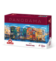 Art Puzzle Renkli Kasaba 1000 Parça Panorama Puzzle