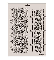 Rich Dantel Seri DN-902 Stencil 35x25 cm