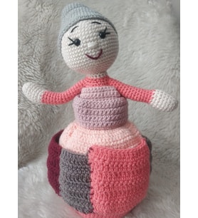 Amigurumi Bahçıvan Teyze, El Örgüsü Organizer