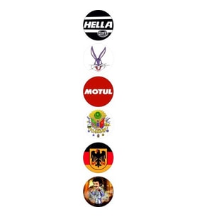 Çoklu Hologram Logo Sticker 5cm Model2 Universal Araba Motosiklet Holografik Dekal Etiket