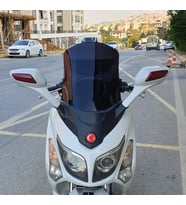 MOTOCAM SYM Gts Evo 250 Ön Cam 2006-2015 Model 53cm Siyah Renkli 4mm