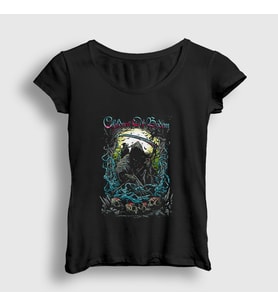 Presmono Kadın Siyah Angel Children Of Bodom T-Shirt 374631tt