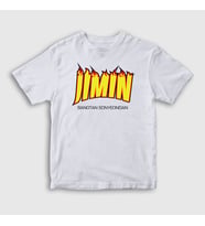 Presmono Unisex Çocuk Beyaz Thrasher K Pop Jimin Bts T-Shirt 272401tt (Beyaz)