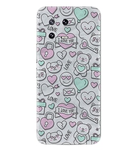 Xiaomi 13 Kılıf Resimli Desenli Silikon Platinium Series I Love You 1882