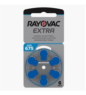 Rayovac 675 Numara Kulaklık Pili 6 Lı Paket