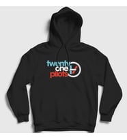 Presmono Unisex Beyaz Twenty One Pilots Kapüşonlu Sweatshirt 120857tt (Siyah)