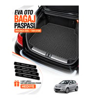 HYUNDAİ İ20 (2008-2014) Uyumlu EVA Bagaj Paspası Araca Özel Koyu Gri