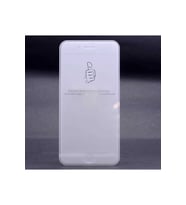 Apple iPhone 6 Uyumlu Zore Kenarları Kırılmaya Dayanıklı Cam Ekran Koruyucu (Beyaz)