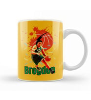 Malcolm Brogdon Vintage Art   Legend Basketball Gift Kupa Bardak Porselen