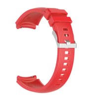 Huawei Watch GT 3 46mm Uyumlu Kordon Silikon Çizgili Spor Yumuşak KRD-18 Kayış