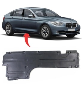 BMW F07 2010-2013 Sağ motor Alt Muhafazası 51757193498