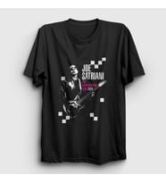 Presmono Unisex Siyah Tour Gitarist Hediye Joe Satriani T-Shirt 551853tt