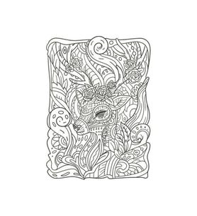 Artdeco Tabiat 30X40 Cm Geyik Yavrusu Desenli Tuval