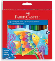 Faber Castell Karton Kutu Aquarel Boya Kalemi 24 Renk
