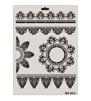 Rich Dantel Seri DN-924 Stencil 35x25 cm