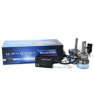 VOLKSWAGEN Transporter 2015- ile uyumlu Photon Milestone Black Katana  H7 Kısa LED Far 30000 Lümen
