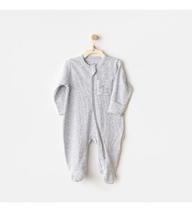 Andywawa Ac25811 Romper Little King Bebek Tulum Grey