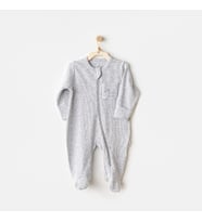Andywawa Ac25811 Romper Little King Bebek Tulum Grey