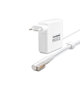 18.5V 4.6A 85W Laptop Adaptörü - L Tip - Macbook Uyumlu - Beyaz HD797