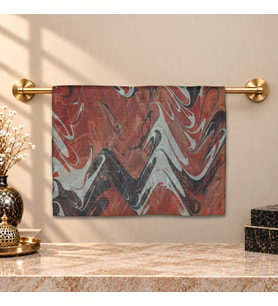 e38 EL İŞÇİLİĞİ KADIN RENKLİ EBRU ŞAL 175*70 cm -6733