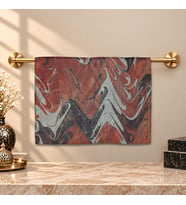 e38 EL İŞÇİLİĞİ KADIN RENKLİ EBRU ŞAL 175*70 cm -6733
