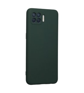 Reno 4 Lite Kılıf Nano İçi Kadife  - Koyu Yeşil