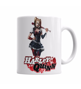 Harley Quinn   Batman Kupa  Bardak Porselen