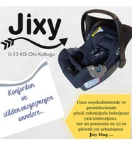 ABC Design Jixy Hug - 0-13 Kg Oto Koltuğu (Siyah)