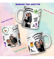 KİŞİYE ÖZEL SEN BENİM KİMİN EN YAKIN ARKADAŞI OLDUĞUMU BİLİYOR MUSUN PRENS DİZİSİ REPLİK  BASKILI KUPA
