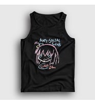 Presmono Unisex Siyah Anti Social Club Bocchi The Rock Atlet 506503tt