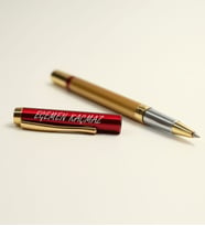 Kişiye Özel Gold/Kırmızı Roller Kalem