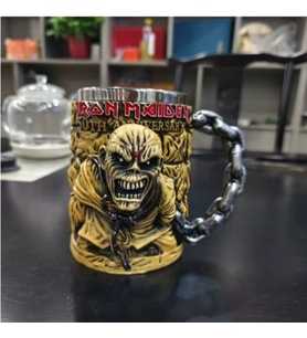 iron Maiden Eddie 50th Anniversey Paslanmaz Çelik Kupa