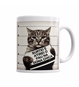 Gato Bad Cat Kedi Kupa Bardak Porselen