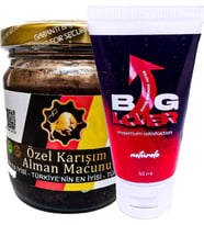 Bglover Boyuna Enine Hacmine Pe.Nisbakım Masaj Kremi 50Ml + Özel Karışım Alaman Macunu Sertliğine 2