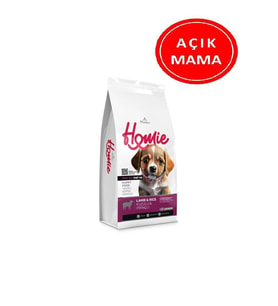 Homie Düşük Tahıllı Kuzulu ve Pirinçli Yavru Köpek Maması 1 Kg AÇIK