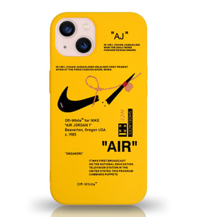 Apple iPhone 13 Mini Uyumlu Lansman Kılıf Sneakers Tasarımlı Altı Kapalı İçi Kadife Kaplı  Kapak (Şeffaf)