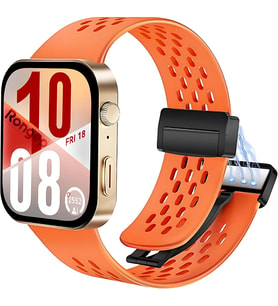 [Air-Loop] Huawei Watch Fit 5/Fit 5 Pro/Fit 4/Fit 4 Pro/Fit 3 ile Uyumlu Kordon Manyetik Kilit Mekanizmalı Fit 5 Kordon Nefes Alabilen Delikli Tasarım Huawei Fit 5 Pro Kordonu