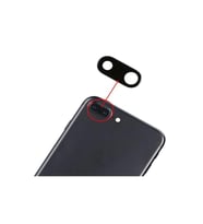 Apple iPhone 7 Plus İle Uyumlu Kamera Camı (Siyah)