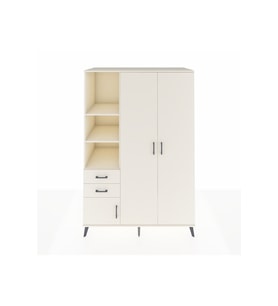 Kronos Dolap 5 Raflı 2 Çekmeceli Tek Askılı 132x59x195 Aytaşı-Aytaşı/Aytaşı