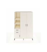 Kronos Dolap 5 Raflı 2 Çekmeceli Tek Askılı 132x59x195 Aytaşı-Aytaşı/Aytaşı