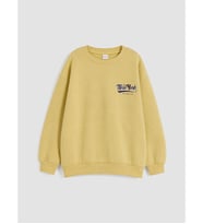 LCW Kids Sarı Baskılı Erkek Çocuk Sweatshirt