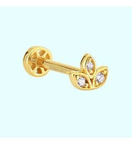 Altın Cemre Tragus Piercing 14 Ayar