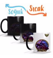 Jhin LoL League Of Legends Sihirli Kupa Bardak Porselen