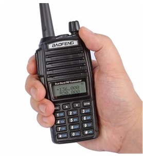 Baofeng UV-82L 5W LCD Ekran,LED El Feneri Arama Kurtarma-Güvenlik-Haberleşme El Telsizi (FM RADYO)