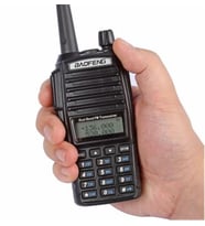 Baofeng UV-82L 5W LCD Ekran,LED El Feneri Arama Kurtarma-Güvenlik-Haberleşme El Telsizi (FM RADYO)